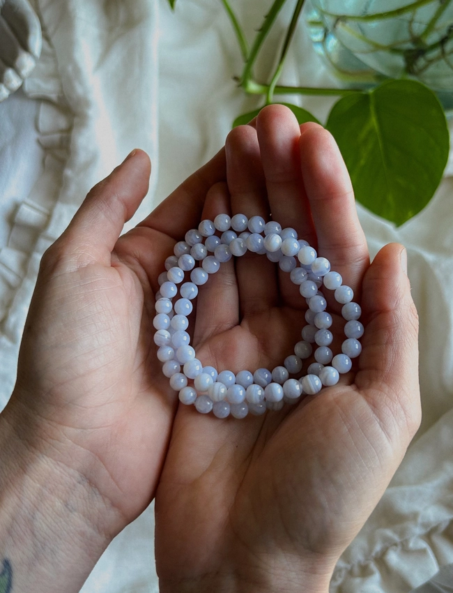bracciale elastico - Calcedonio
